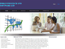 Tablet Screenshot of indianinfotechandsoftwareltd.com